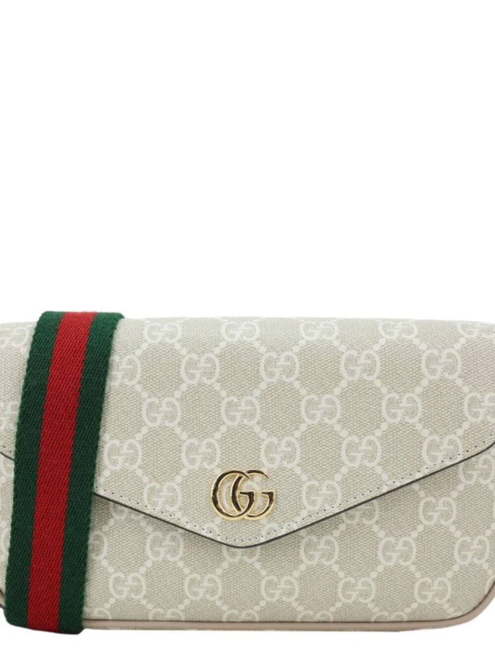 Gucci Ophidia Pochette GG Supreme Canvas Shoulder Bag Beige 764961